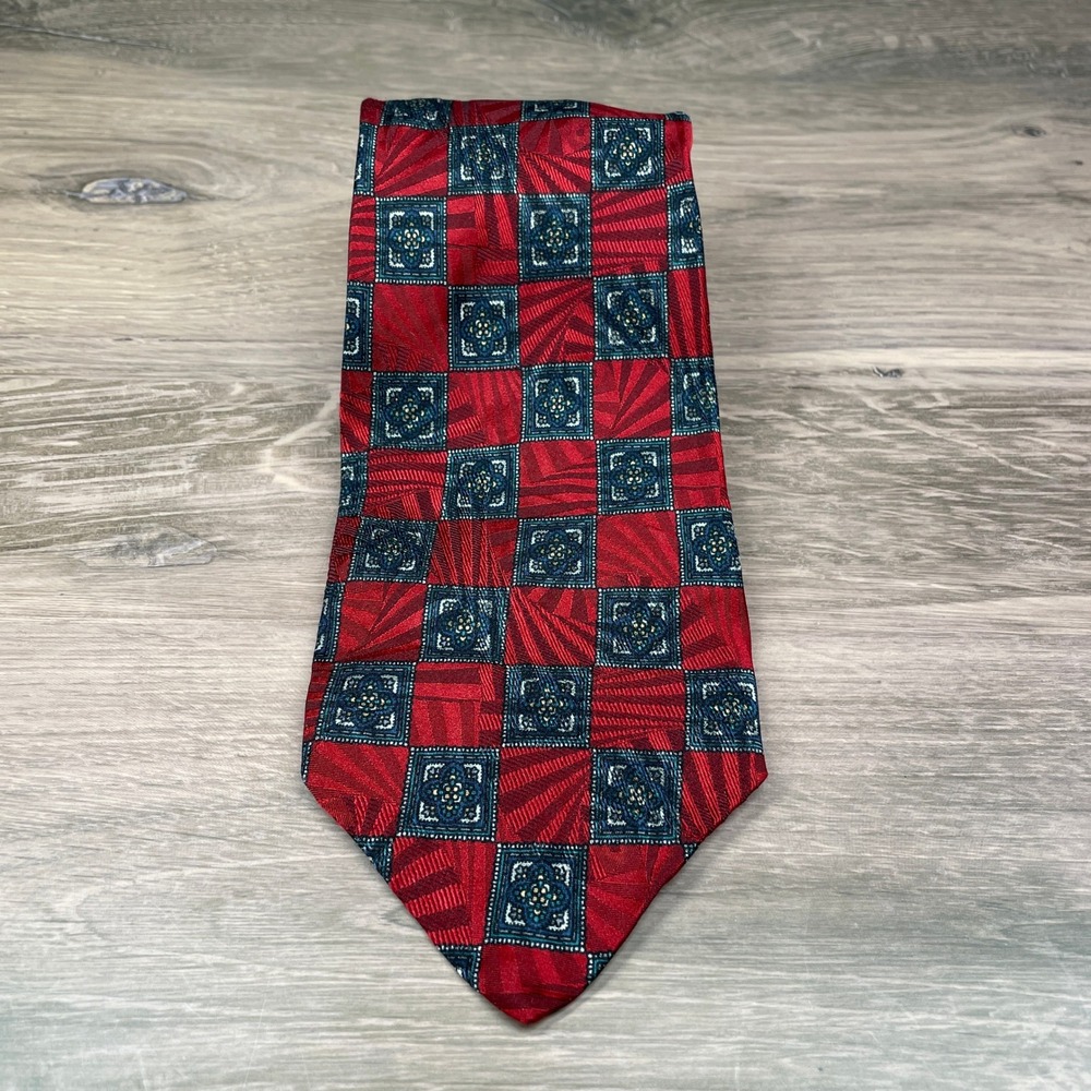 Robert‎ Talbott Best Of Class Nordstrom Mens Red Checkered Necktie